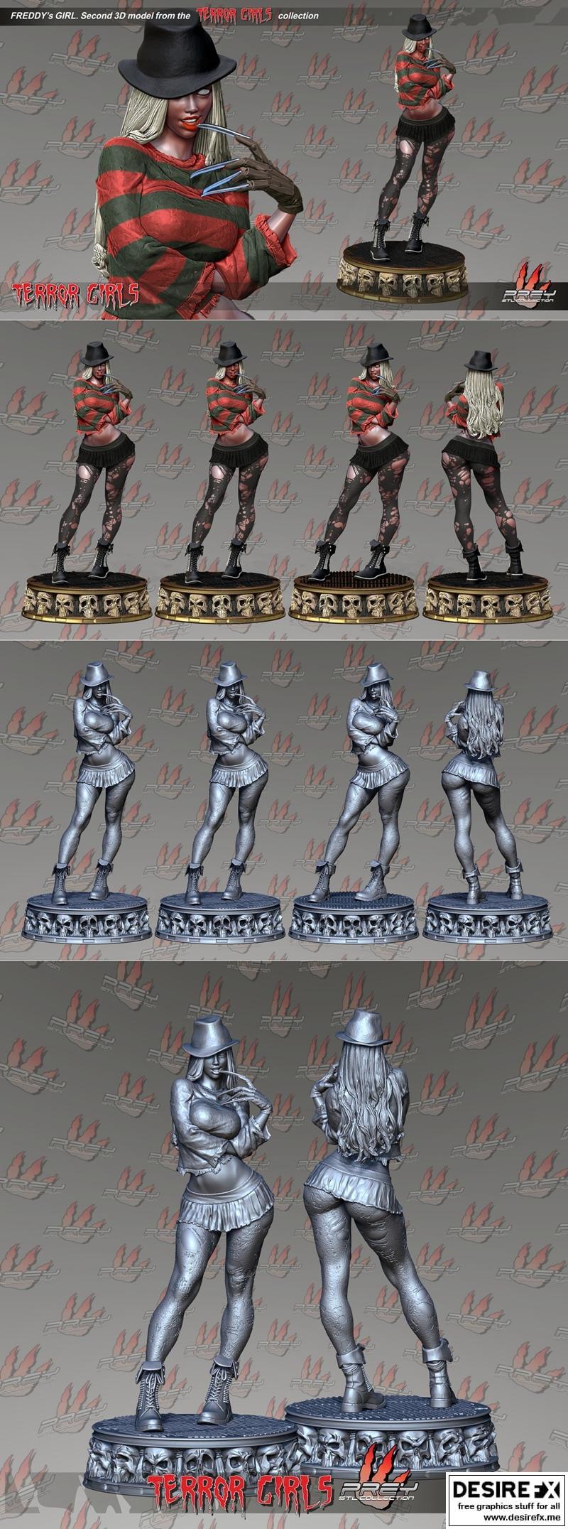 Freddy’s Girl 3D打印模型|Freddy’s Girl – 3D Print Model STL