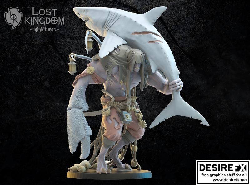 失落王国：不死勇士维卡诺 3D打印模型|Lost Kingdom – Undead Vycan Hero – 3D Print Model