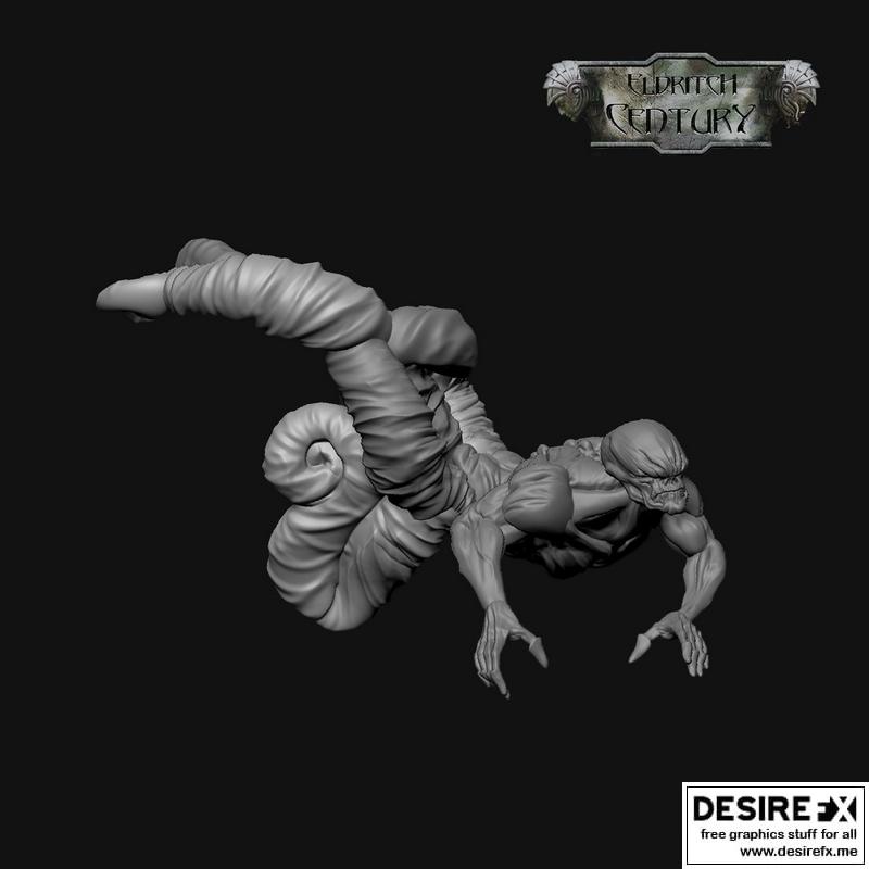 异世纪怪物——潜伏者 3D打印模型|Eldritch Century – Monster Thing That Lurks – 3D Print Model
