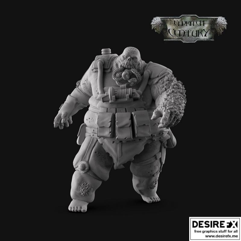 异界世纪——吞噬怪兽3D打印模型|Eldritch Century – Monster Thing That Eats – 3D Print Model
