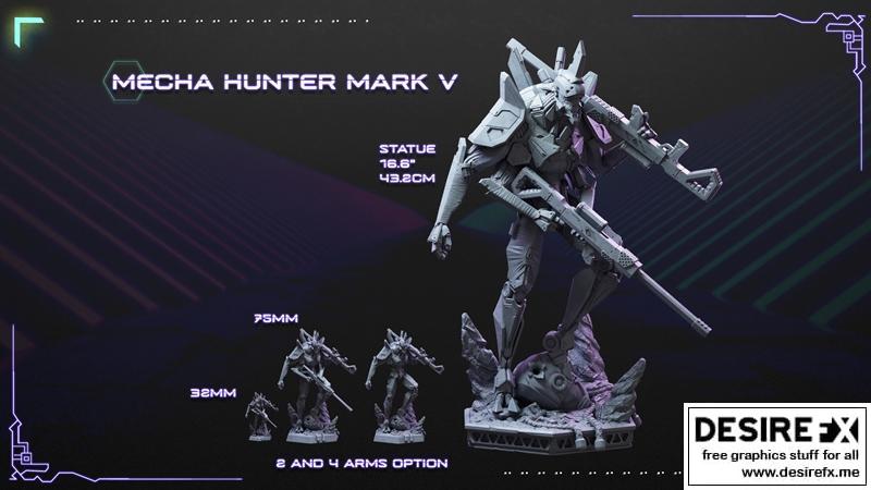 Loot Studio 机械猎人Mark V 3D打印模型|Loot Studio – Loyalty Reward Mecha Hunter Mark V – 3D Print Model STL
