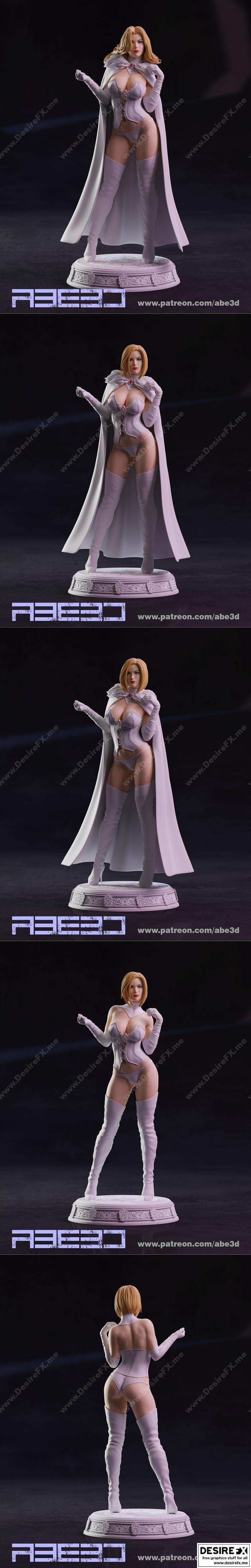 艾玛·弗罗斯特 3D打印模型 STL|Emma Frost – 3D Print Model STL