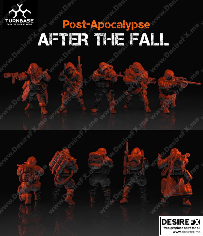 TurnBase – 《崩坏之后》3D打印模型|TurnBase – After The Fall – 3D Print Model