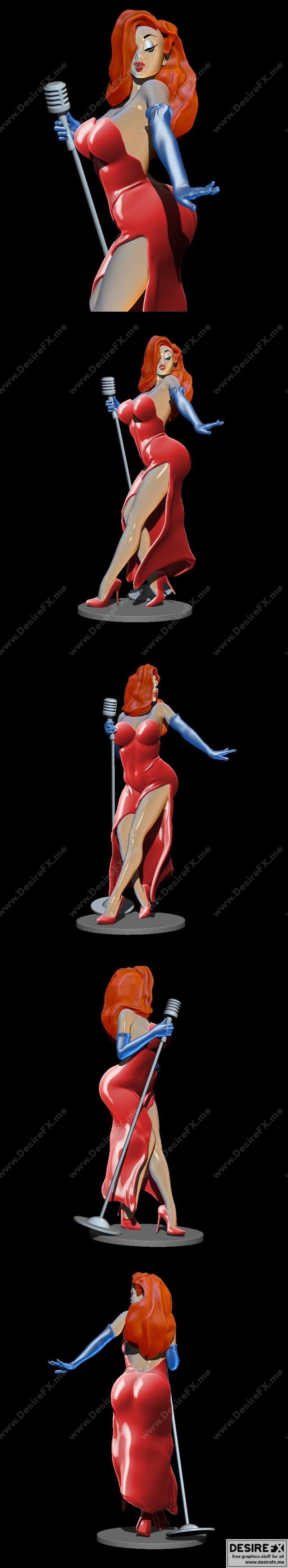 Jessica Rabbit 3D打印模型|Jessica Rabbit – 3D Print Model
