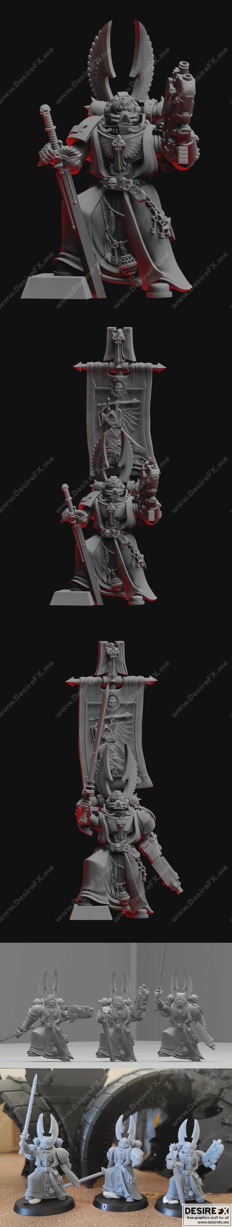 灰暗天使 终极大师 3D打印模型|Gloomy Angels Grand Master – 3D Print Model