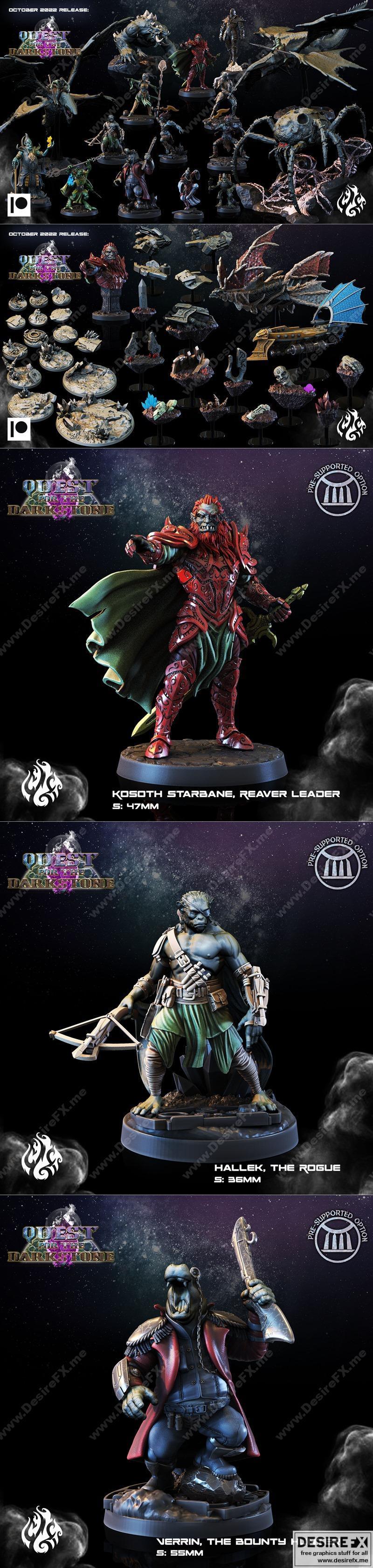 暗黑石寻踪：Crippled God Foundry 3D打印模型|Crippled God Foundry – Quest for the Darkstone October 2022 – 3D Print Model STL