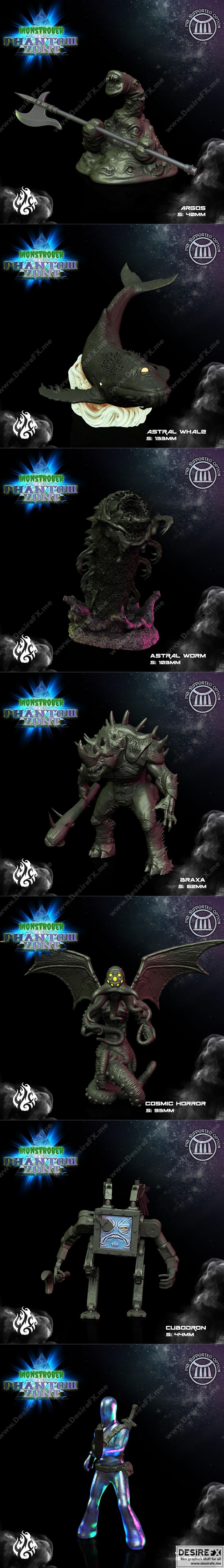 Crippled God Foundry出品《怪物猎人》幻影区3D打印模型|Crippled God Foundry – Monstrober Phantom Zone October 2022 – 3D Print Model STL
