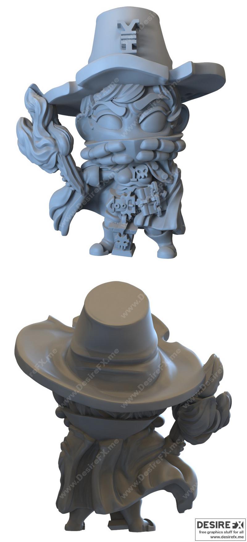 胶囊萌系 - 燃烧的天籁 - 3D打印模型|Capsule Chibi – Burninatenate – 3D Print Model