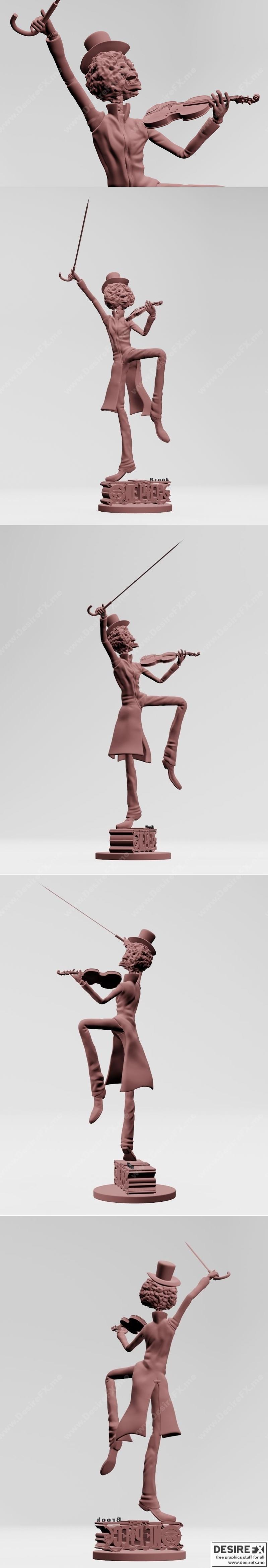 Brook one place - 3D打印模型|Brook one piace – 3D Print Model STL