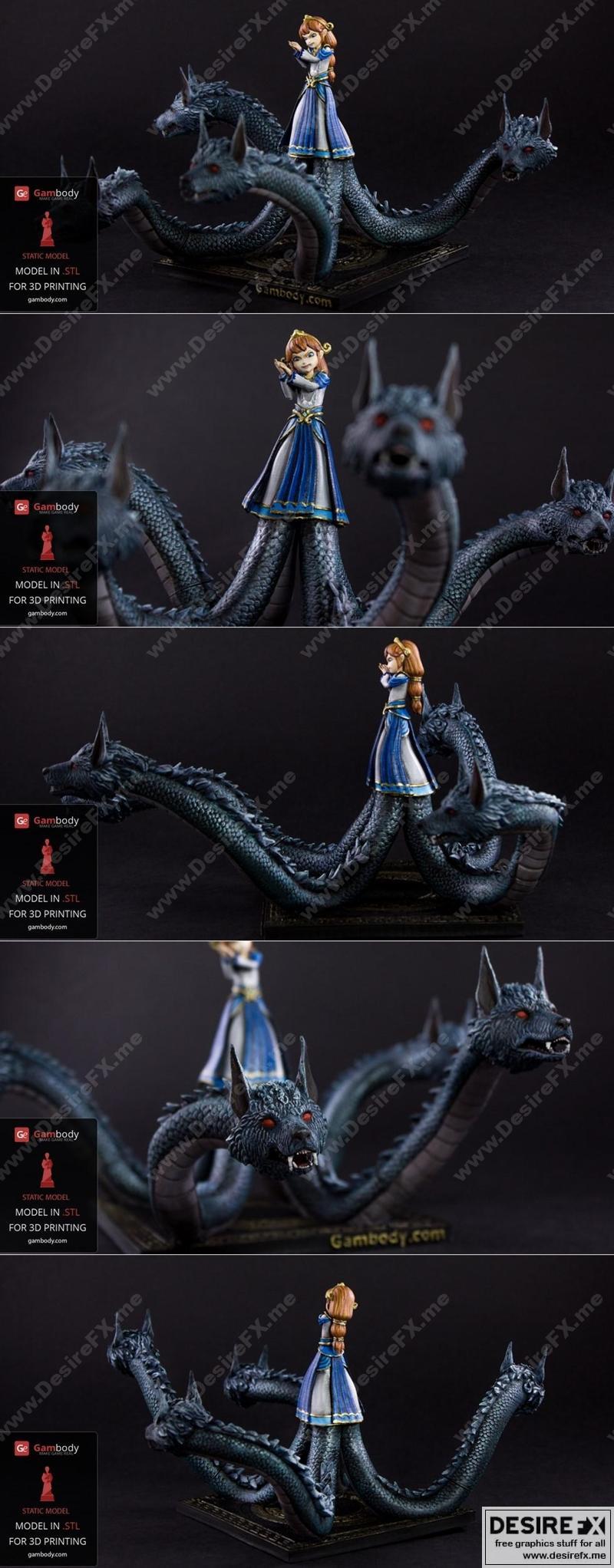 斯库拉——3D打印模型|Scylla – 3D Print Model STL