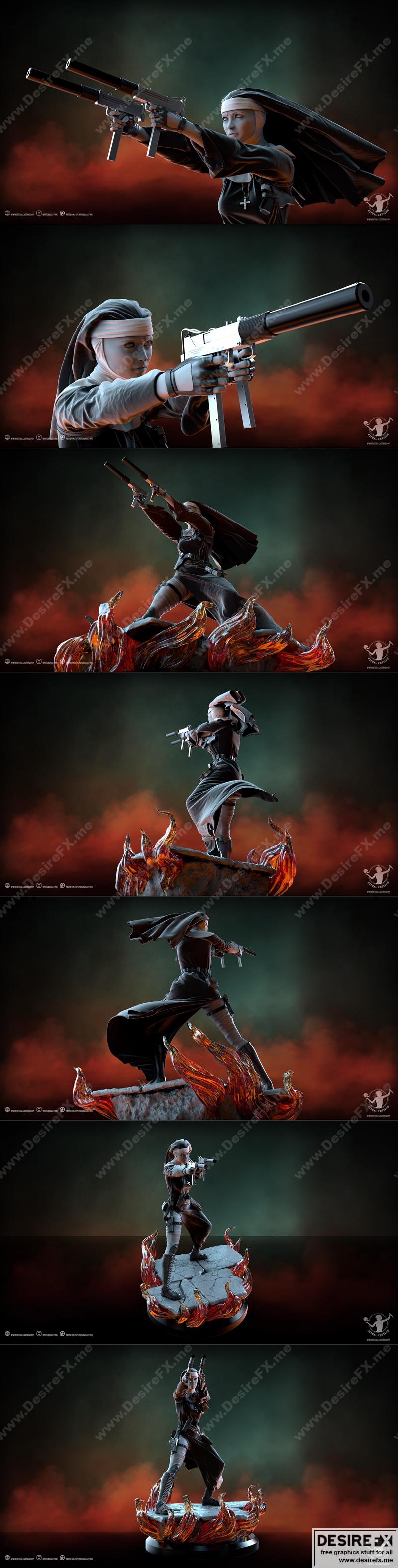 德斯佩斯诺拉 3D打印模型|Ritual Casting November 2022 – Deus Spes Nostra – Sister Mary – 3D Print Model STL