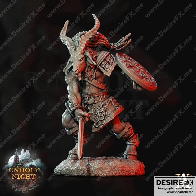 Goatmen 4 3D打印模型|Goatmen 4 – 3D Print Model