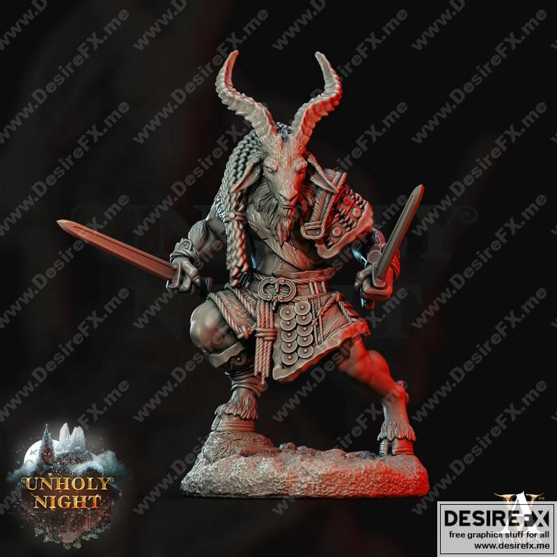 Goatmen 1 3D打印模型|Goatmen 1 – 3D Print Model