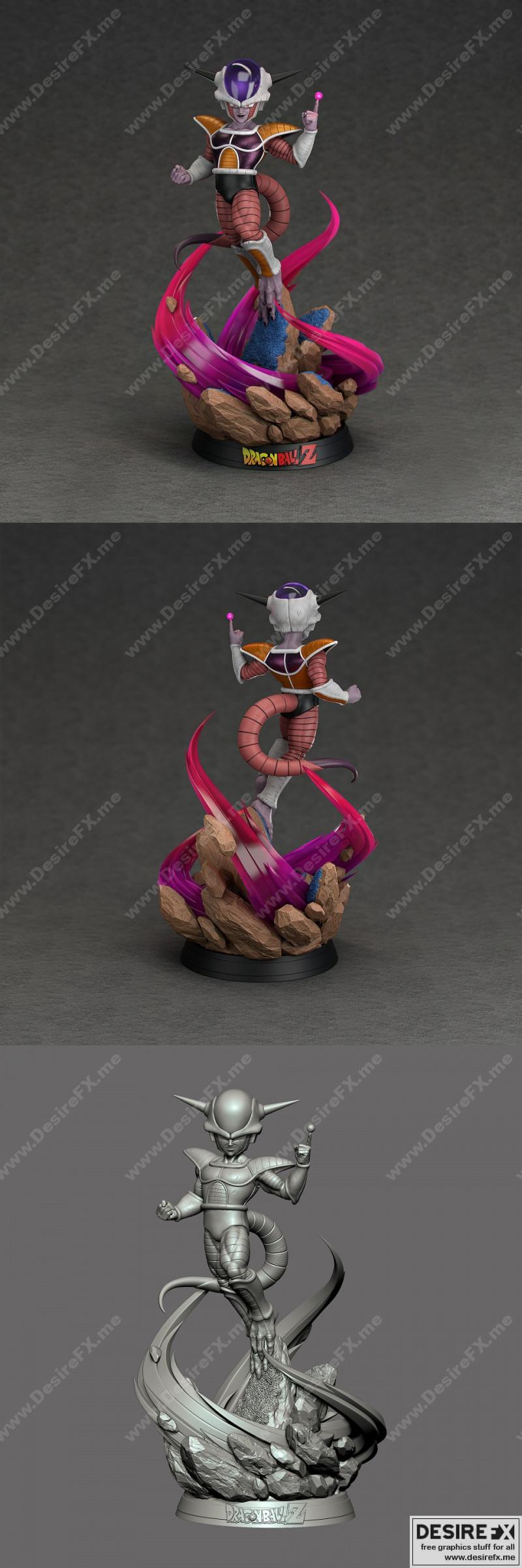 龙珠Z 3D打印模型|Freezer Dragon Ball Z – 3D Print Model
