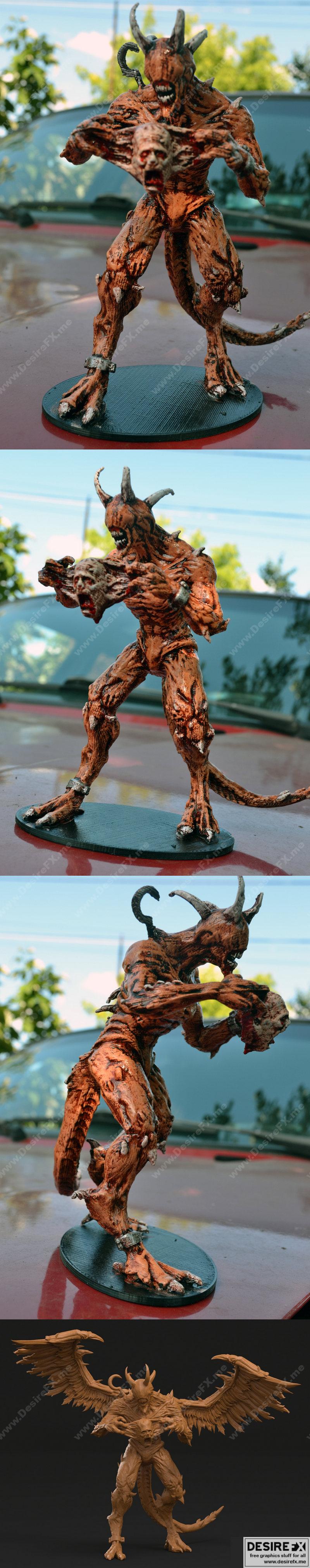 三连一姿势3D打印模型|Chained One Pose Three – 3D Print Model