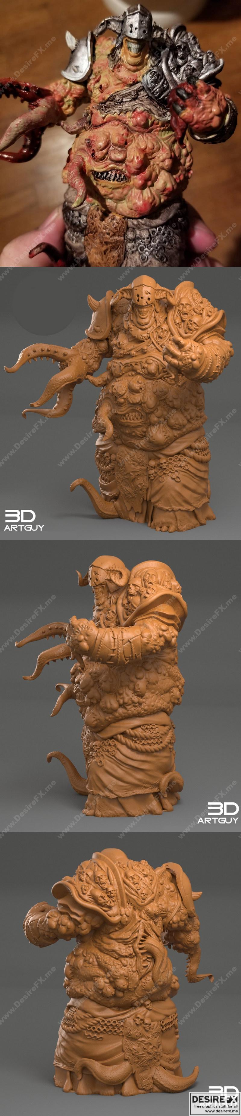 病态恐怖——3D打印模型|Diseased Horror – 3D Print Model