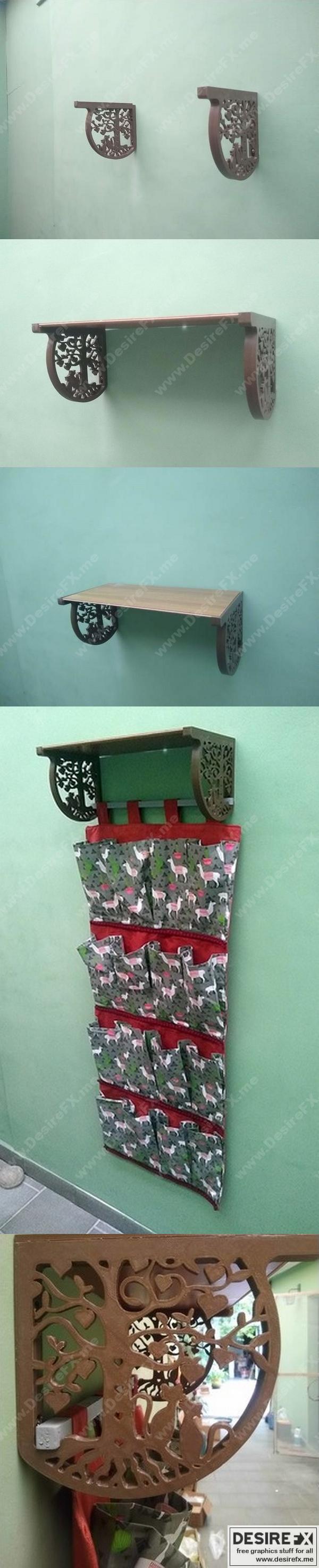 3D打印模型：钢架支架 - 《进击的巨人》- 艾伦·耶格尔|Shelf Bracket – 3D Print Model