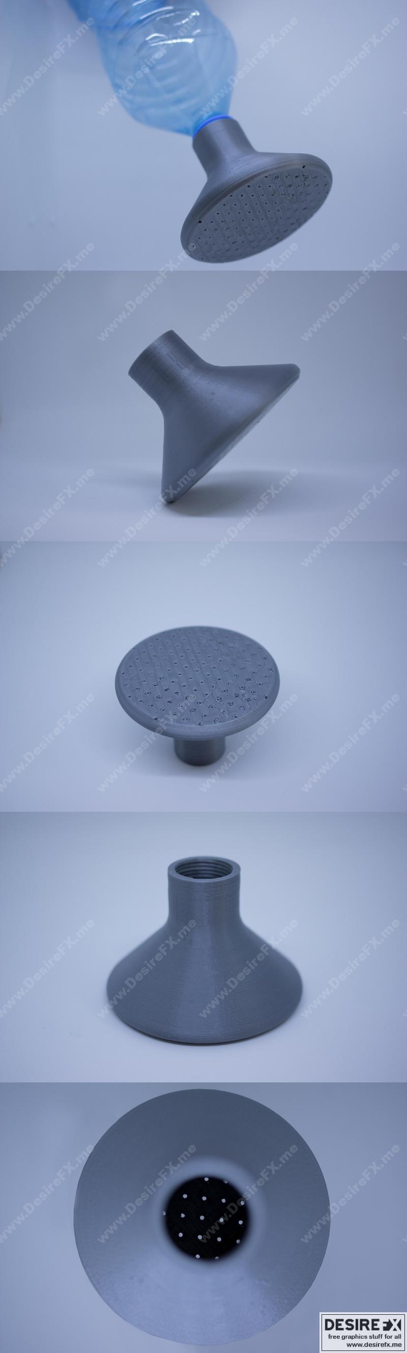 喷头瓶装浇灌器——3D打印模型|Watering Can Nozzle for Bottle – 3D Print Model