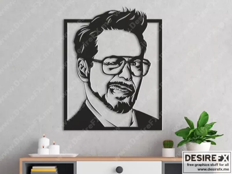 罗伯特·唐尼·约翰逊 3D打印模型 STL|Robert Downey Jr – 3D Print Model STL