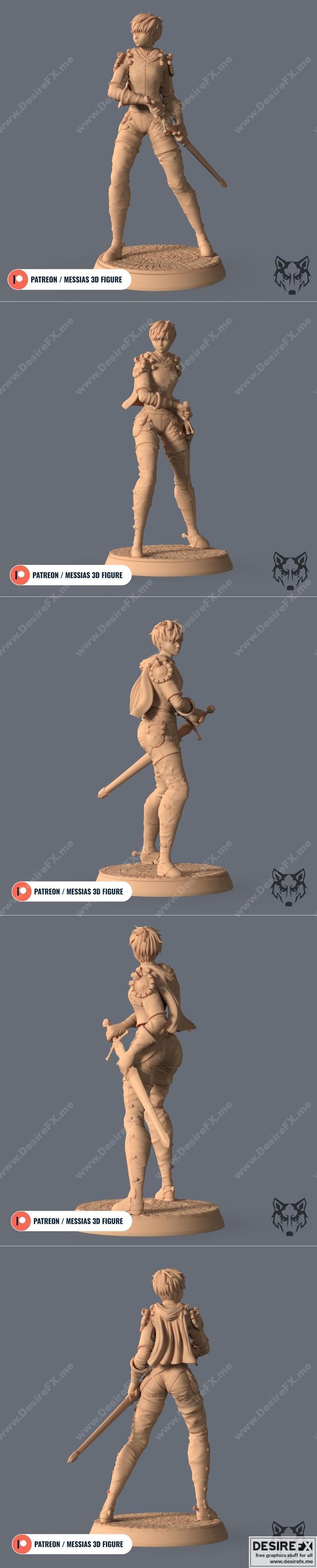Casca暴走 – 3D打印模型|Casca Berserk – 3D Print Model STL