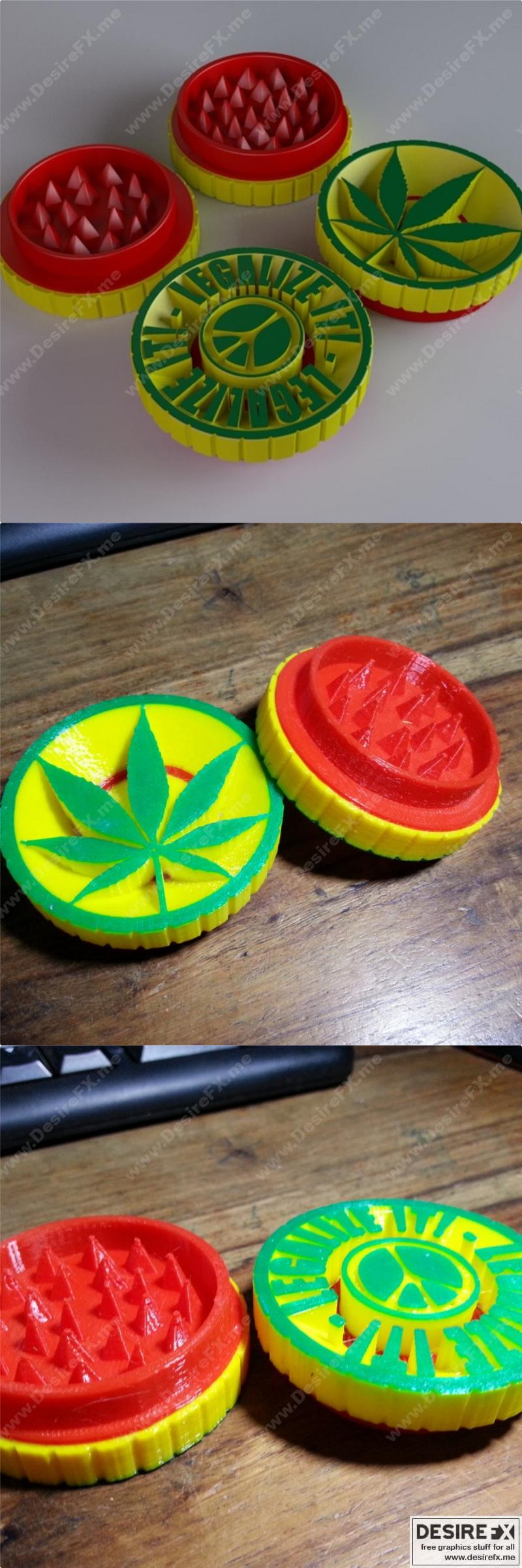3D打印模型：《哈利·波特》伏地魔手办模型|Herb Grinder – 3D Print Model
