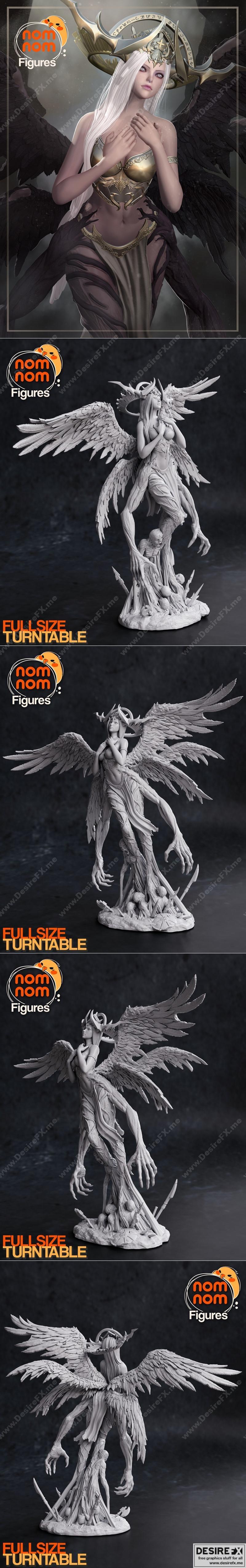 Zhazel - 动漫游戏角色3D打印模型|Zhazel – 3D Print Model STL