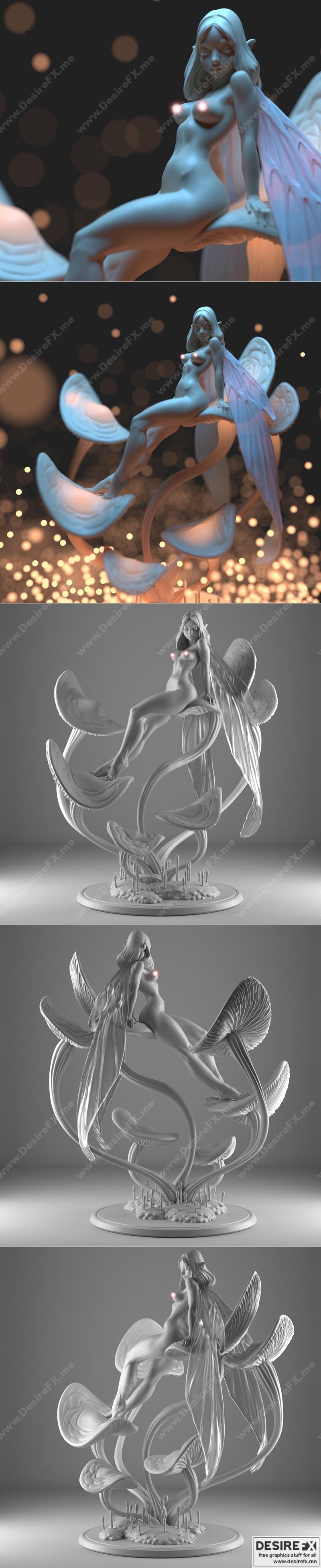 Oona Moon Fae 3D打印模型|Oona Moon Fae – 3D Print Model STL