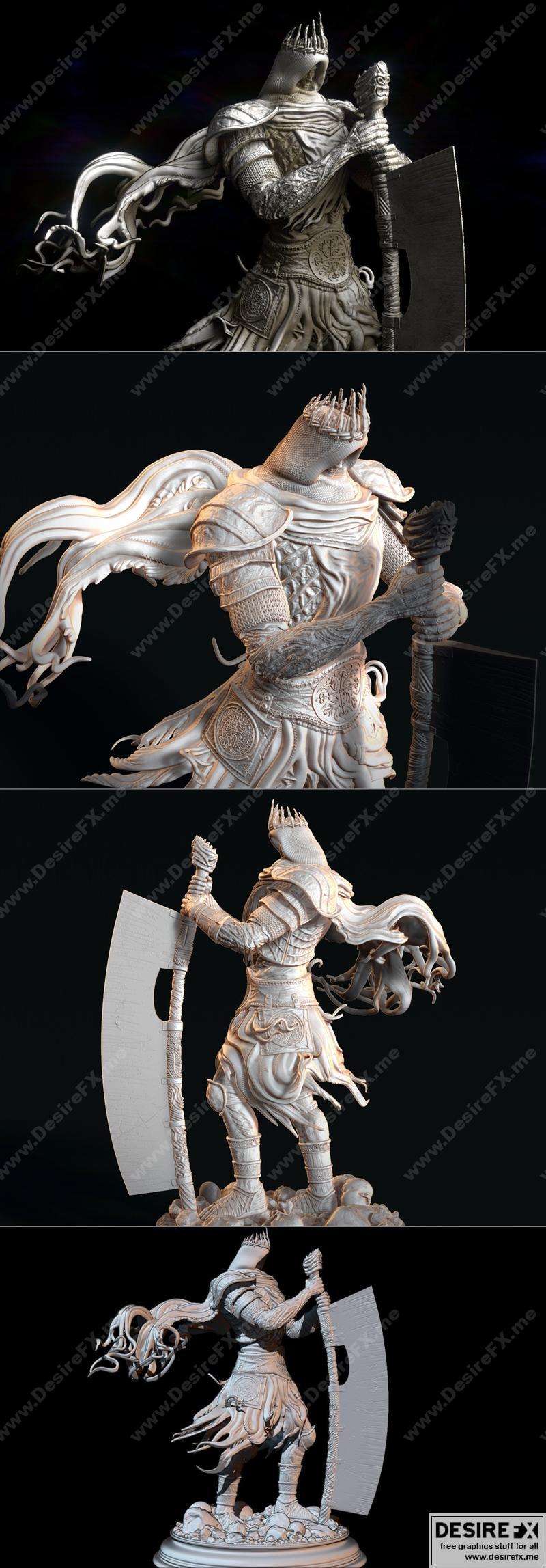 黑暗之魂3 3D打印模型|Yhorm the Giant Dark Souls 3 – 3D Print Model STL