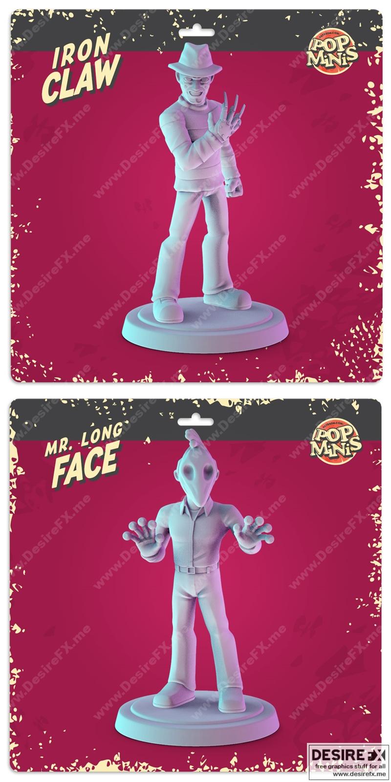 Pop Minis - 万圣节2021 - 3D打印模型|Pop Minis – Halloween October 2021 – 3D Print Model STL