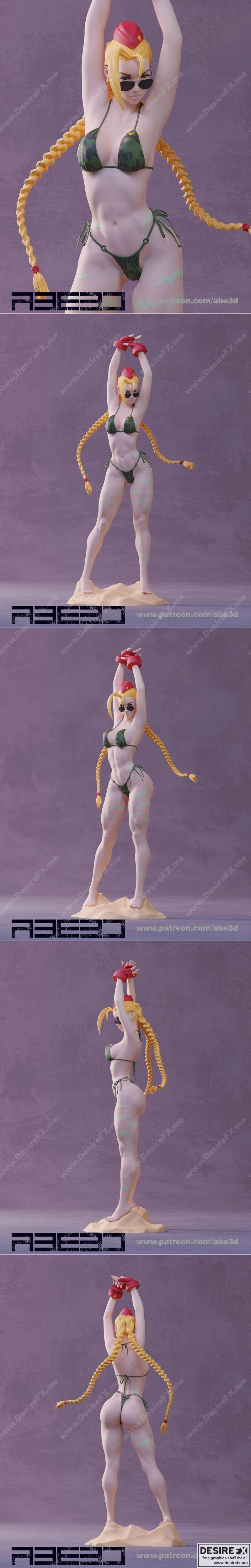 Cammy比基尼 3D打印模型|Cammy Bikini – 3D Print Model STL