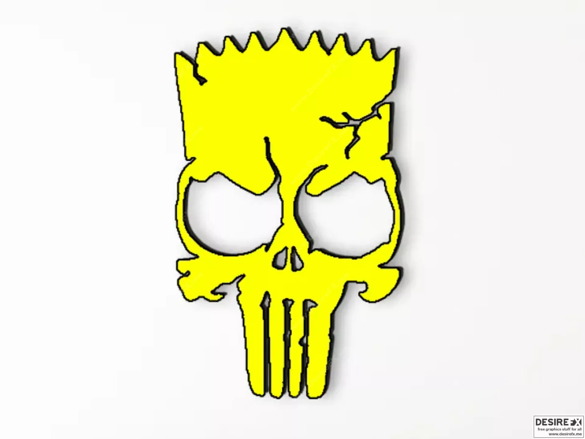 巴特惩罚者 3D打印模型 STL|Bart Punisher – 3D Print Model STL