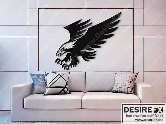 北美金雕 - 3D打印模型 STL|Bald Eagle – 3D Print Model STL