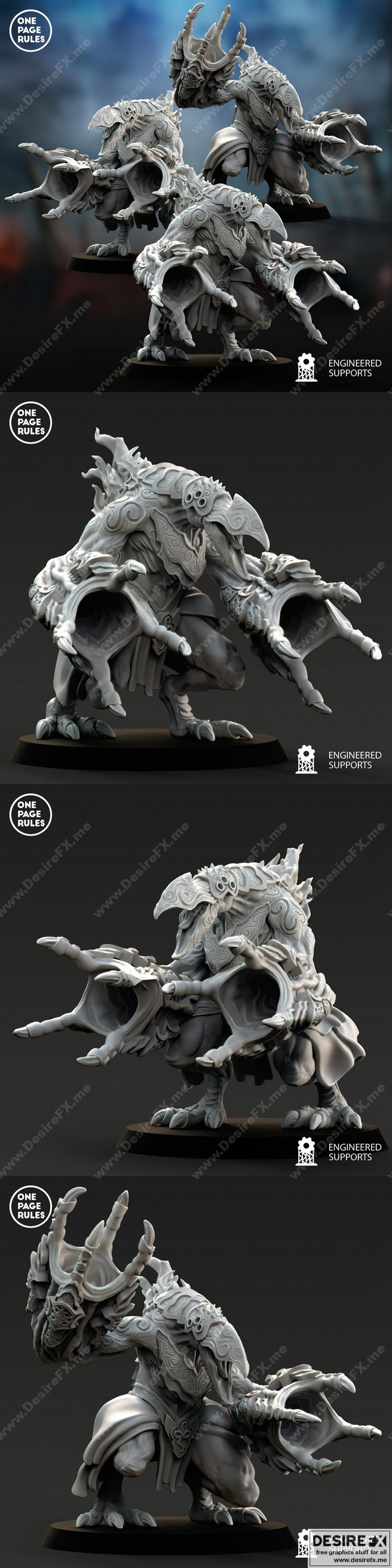 火焰之灵 3D打印模型|Change Daemons – Flamers – 3D Print Model