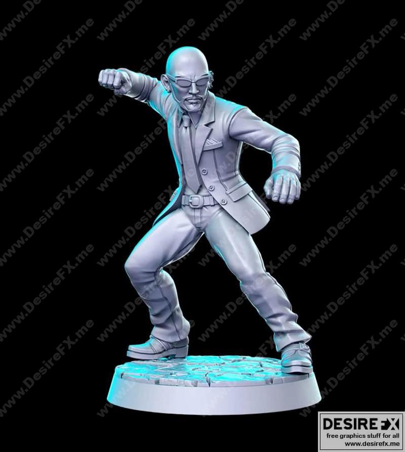 专业击手（企业特工）3D打印模型|The Professional (Corporate Hitman) – 3D Print Model