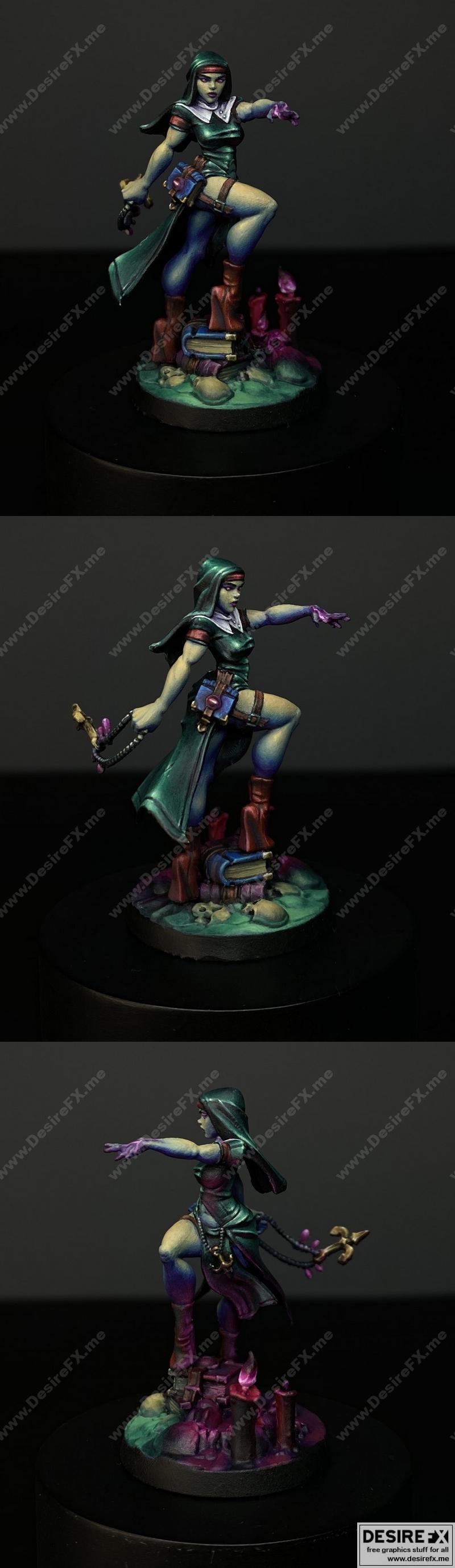 咬下子弹——魔达莱娜 3D打印模型|Bite the Bullet – Magdalena – 3D Print Model