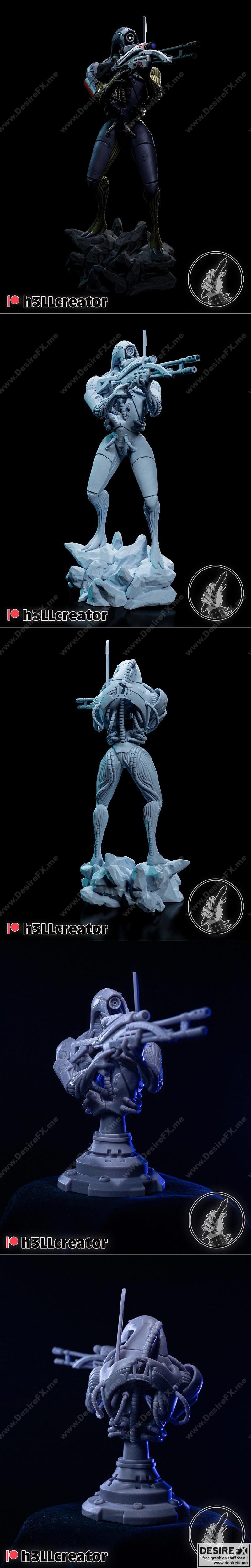 H3LL Creator——军团与崩坏 3D打印模型|h3LL Creator – Legion and Bust – 3D Print Model STL