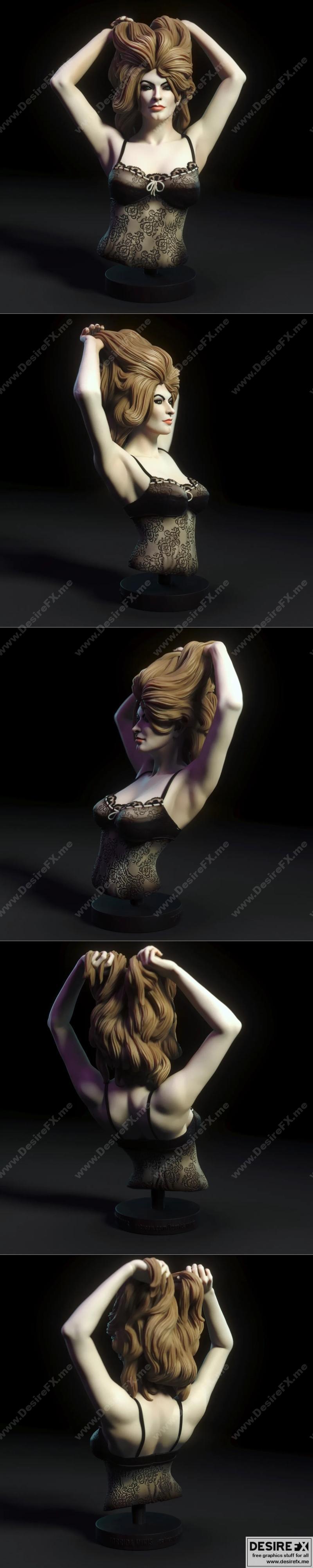 实践爆破4 - 托里达迷你模型 - 3D打印雕塑|Practice Bust 4 – Torrida Minis – 3D Print Model STL