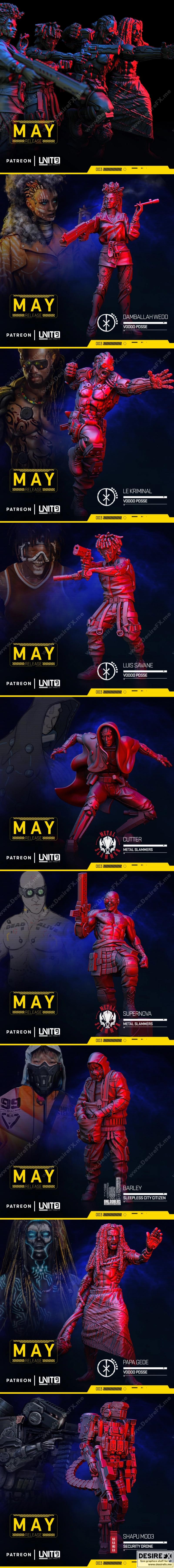 UNIT9-伏都教-3D打印模型|UNIT9 – VooDoo – 3D Print Model STL