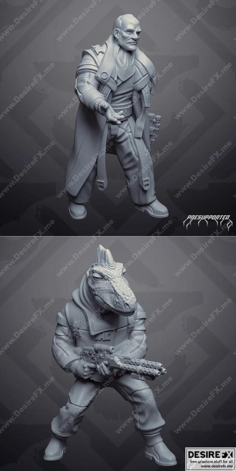 除尘与下颌线——3D打印模型|Dust Myte and Jawline – 3D Print Model STL