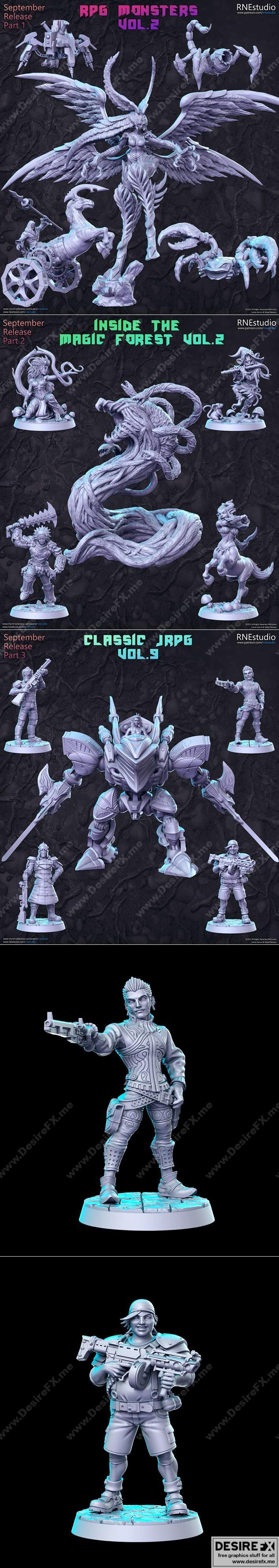 RN工作室 September 2022 3D打印模型 STL|RN Estudio September 2022 – 3D Print Model STL