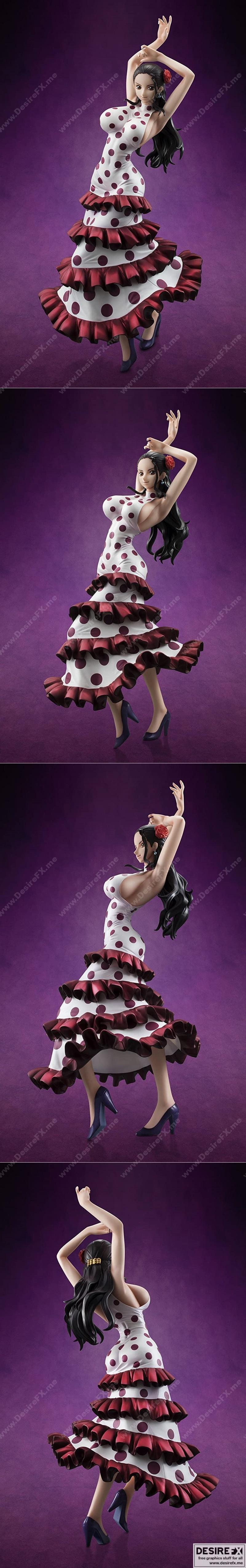 玫瑰色连衣裙 3D打印模型|Violet Dress Rosa – 3D Print Model STL