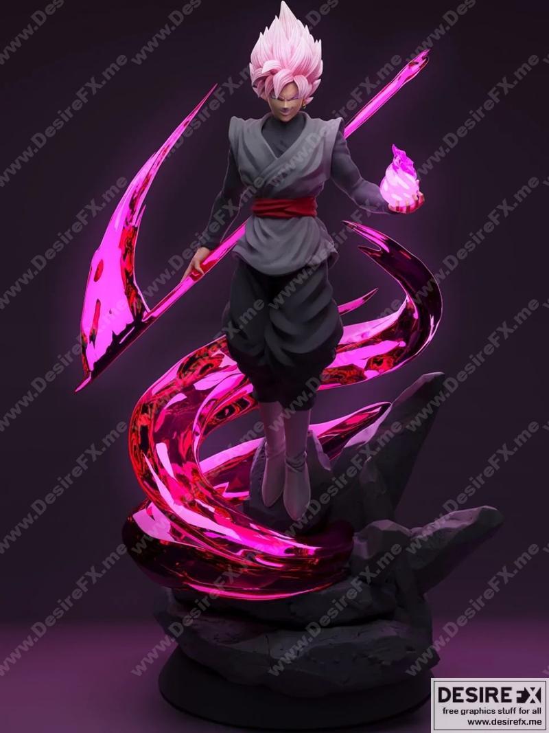 黑悟空 3D打印模型|Black Goku – 3D Print Model STL