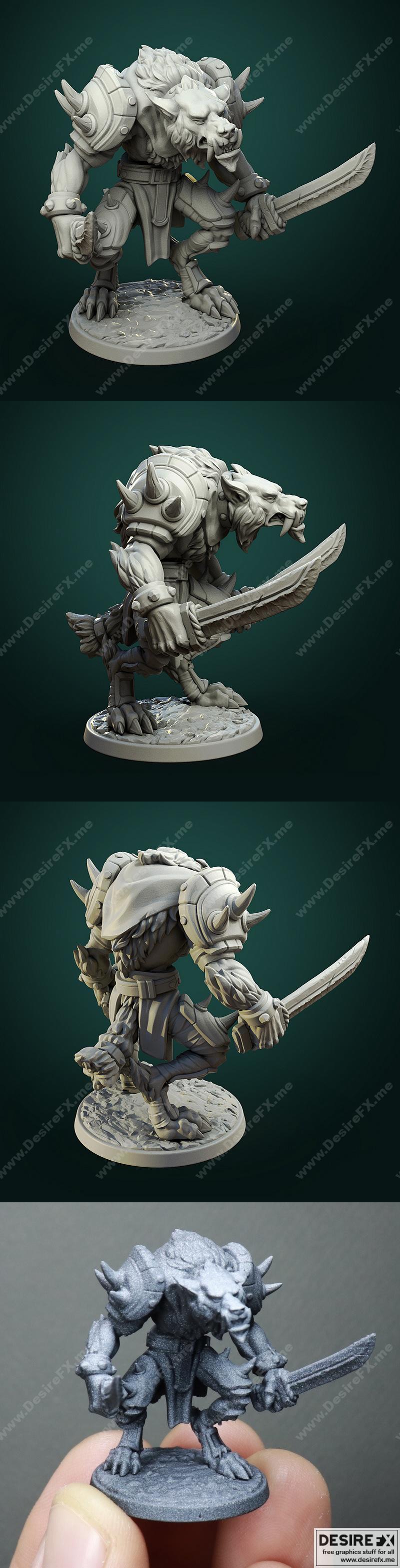 白狼酒馆·奥尔坎智者·3D打印模型|White Werewolf Tavern – Olcan The Wise – 3D Print Model