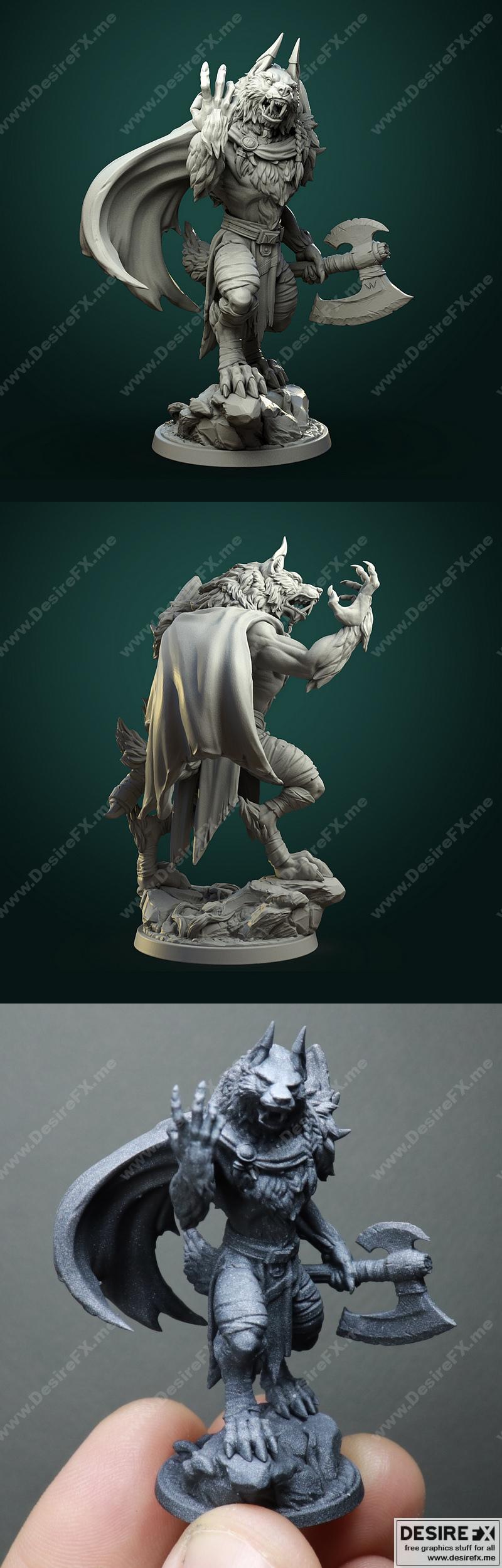 白狼酒馆——卡拉什森林阴影 3D打印模型|White Werewolf Tavern – Karrash The Forest Shadow V1 – 3D Print Model