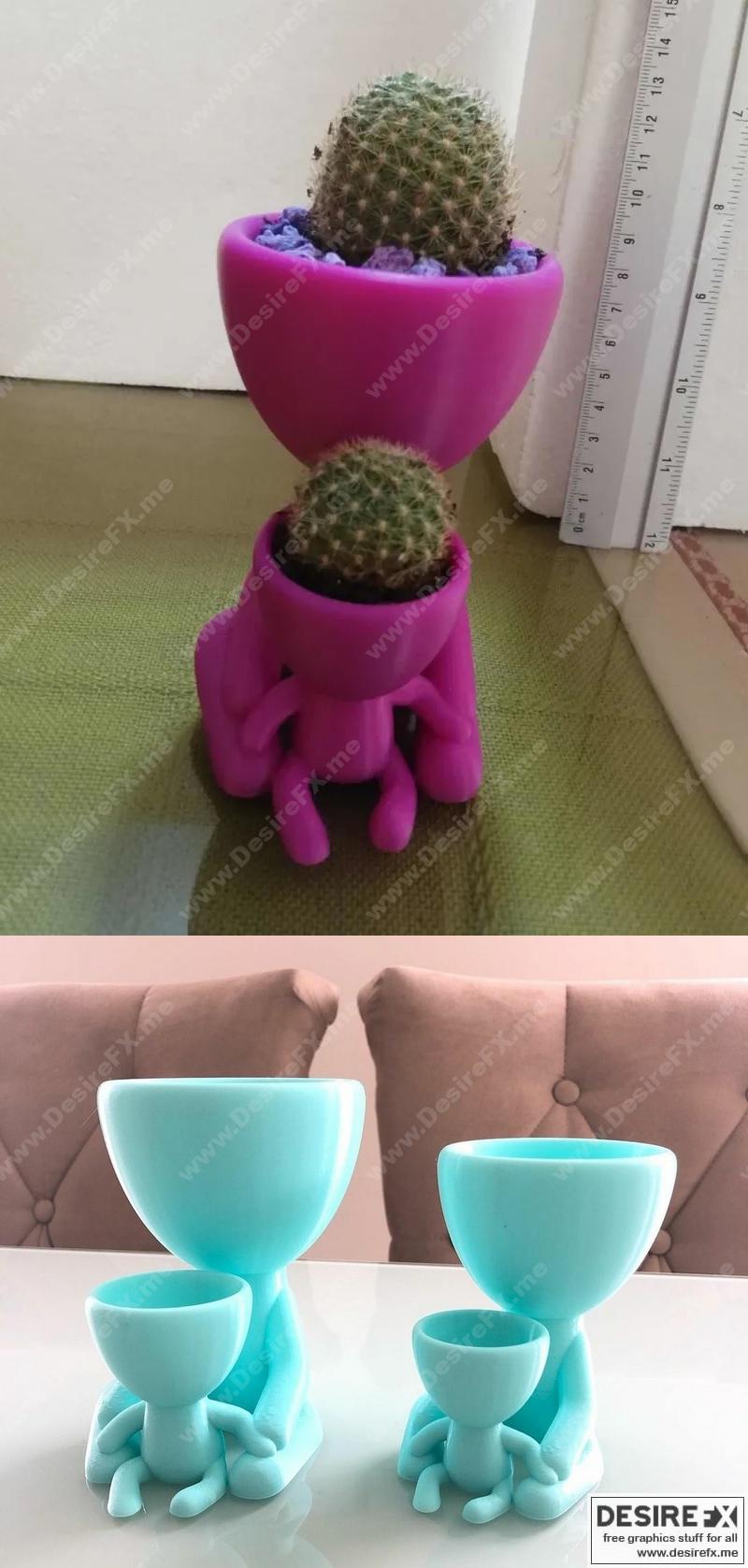 父子锅模型 3D打印作品|Father and Son Pot – 3D Print Model