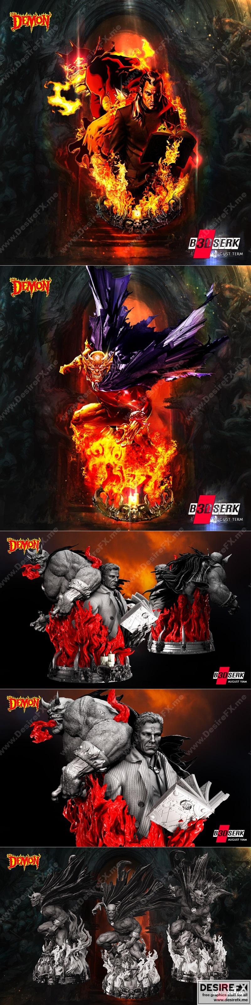 B3dserk - Etrigan - 3D打印模型|B3dserk – Etrigan – 3D Print Model STL