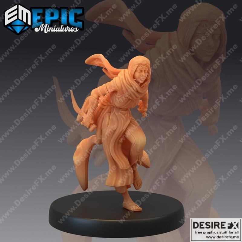 3D打印模型：刺客维齐尔奔跑|Viziers Assassin Running – 3D Print Model STL