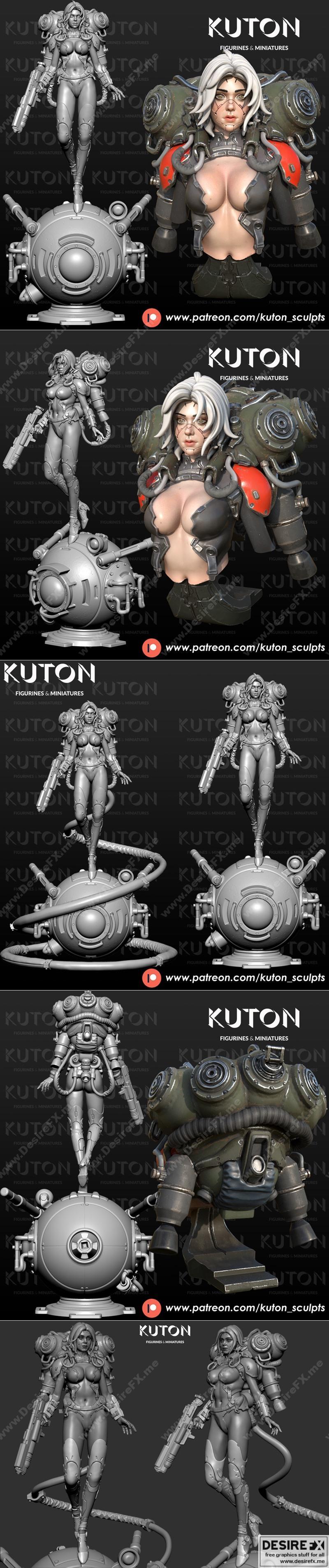 VALDA - 动漫游戏角色3D打印模型 STL|VALDA – 3D Print Model STL