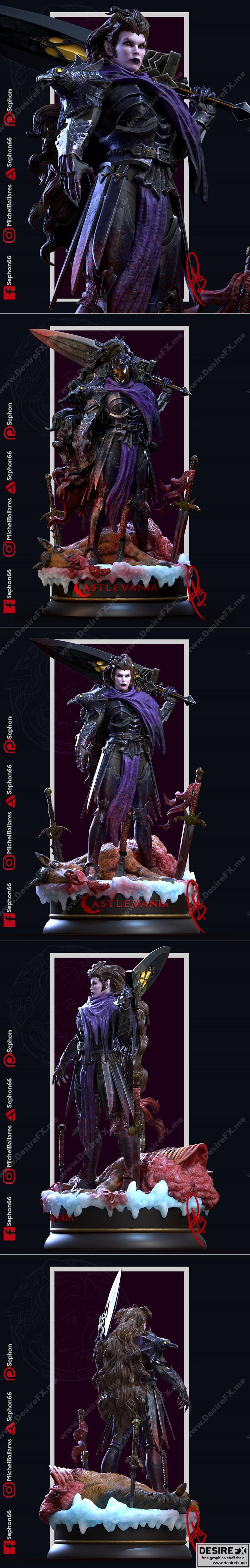 Castlevania斯特里加 3D打印模型|Castlevania Striga – 3D Print Model STL