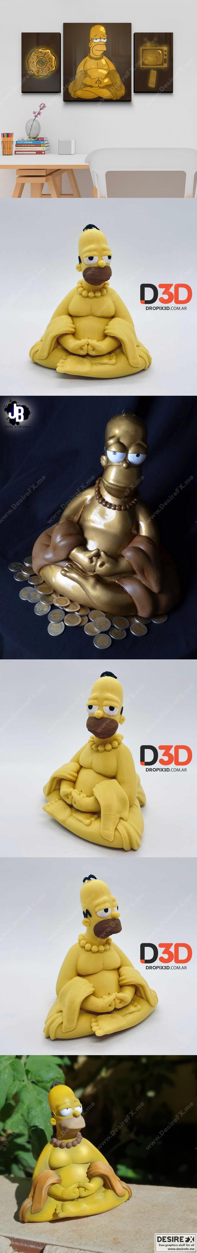 霍默·布达 3D打印模型 STL|Homer Buda – 3D Print Model STL